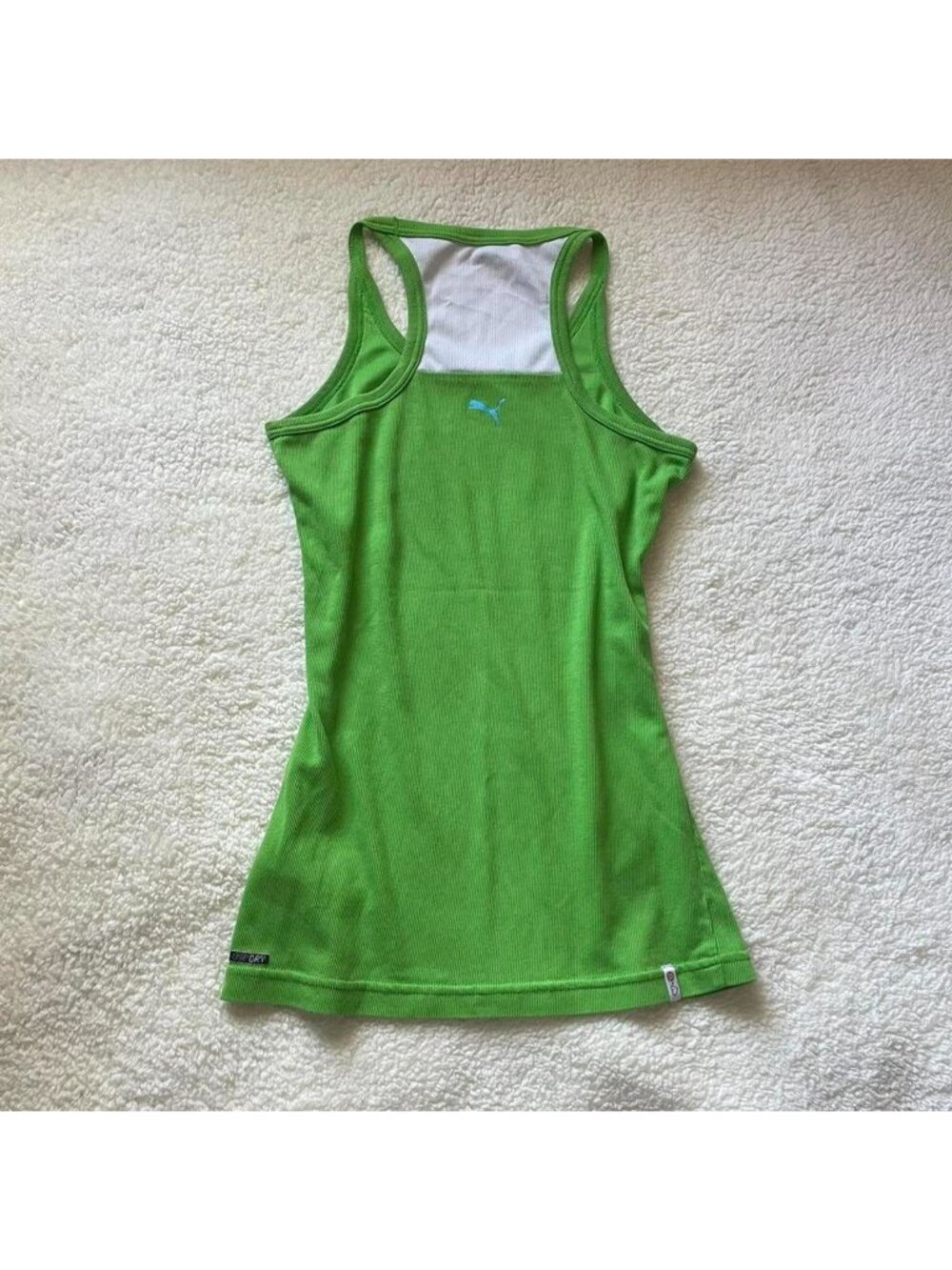 2000s Puma green tank top - Picture 7 of 8